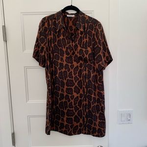 Equipment Cheetah Print Tunic, Size: Small